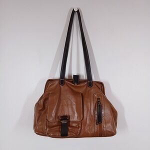 NorthStyle Shoulder Bag Women Leather Brown Vintage Boho Classic Chic